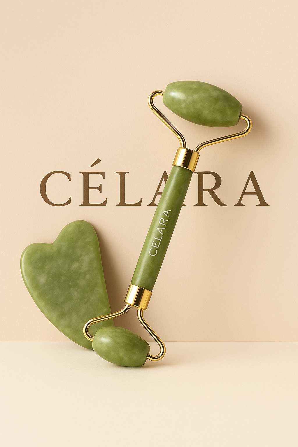 Massage Roller With Three Sets Of Facial Jade Massager